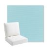 Picture of Canvas Mineral Blue | Bullnose Back Deep Seating Outdoor Cushions - Sunbrella© Fabric