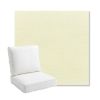 Picture of Canvas Natural | Bullnose Back Deep Seating Outdoor Cushions - Sunbrella© Fabric