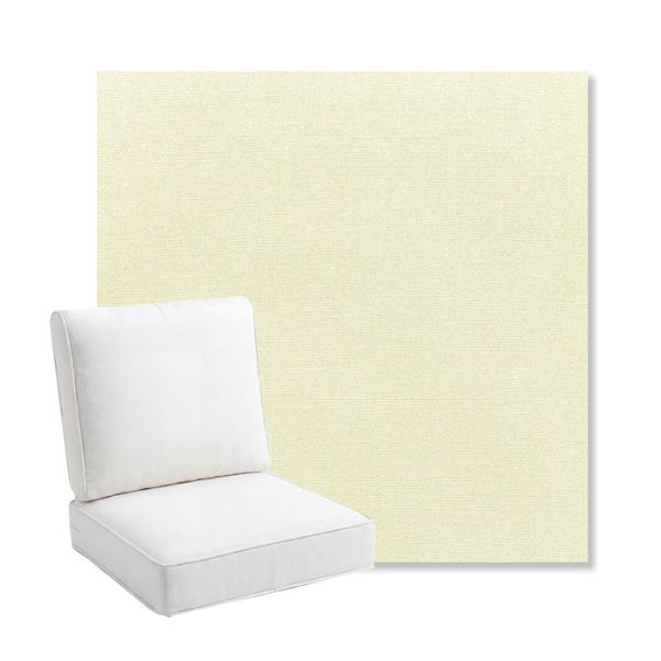 Picture of Canvas Natural | Bullnose Back Deep Seating Outdoor Cushions - Sunbrella© Fabric