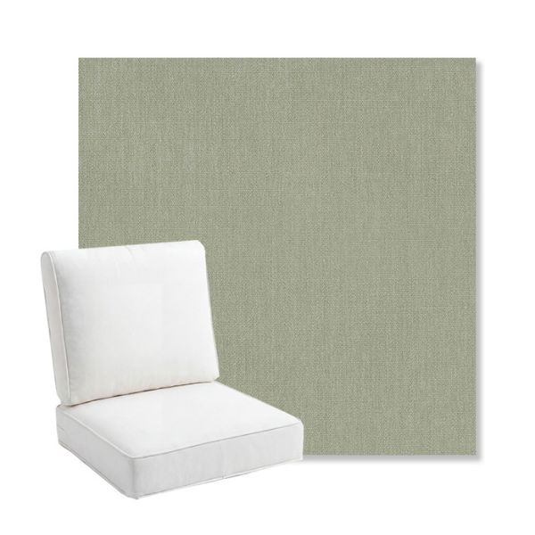 Picture of Canvas Seasalt | Bullnose Back Deep Seating Outdoor Cushions - Sunbrella© Fabric