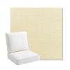 Picture of Canvas Vellum | Bullnose Back Deep Seating Outdoor Cushions - Sunbrella© Fabric