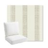 Picture of Caper Linen | Bullnose Back Deep Seating Outdoor Cushions - Sunbrella© Fabric