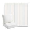 Picture of Carlo Coastal | Bullnose Back Deep Seating Outdoor Cushions - Sunbrella© Fabric