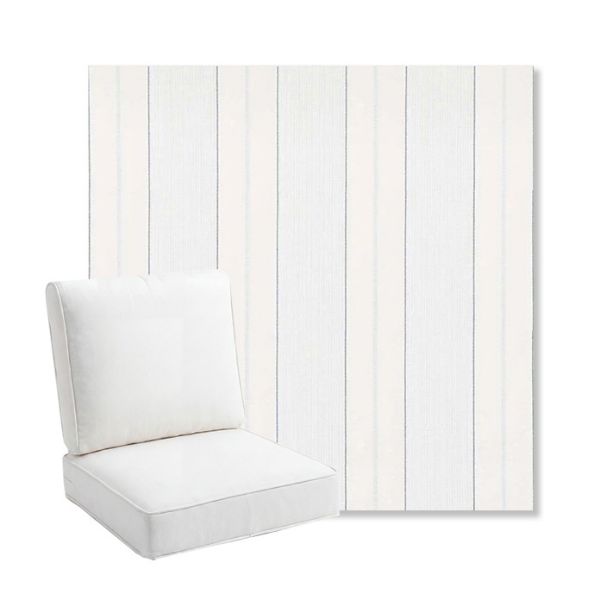 Picture of Carlo Coastal | Bullnose Back Deep Seating Outdoor Cushions - Sunbrella© Fabric