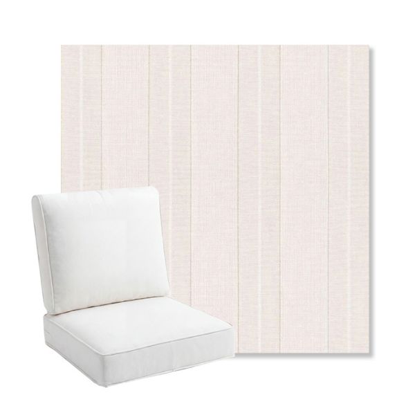 Picture of Carlo Sand | Bullnose Back Deep Seating Outdoor Cushions - Sunbrella© Fabric