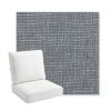 Picture of Cassava Slate | Bullnose Back Deep Seating Outdoor Cushions - Sunbrella© Fabric