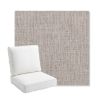 Picture of Cassava Stone | Bullnose Back Deep Seating Outdoor Cushions - Sunbrella© Fabric