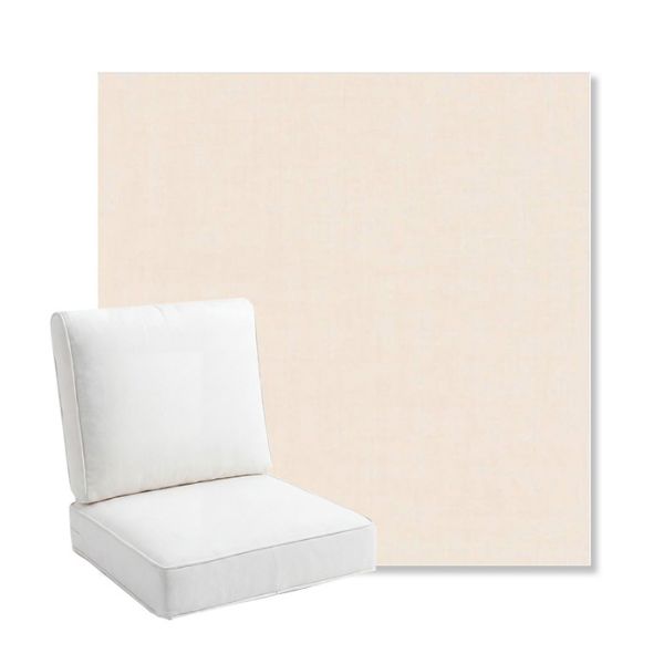 Picture of Cast Bisque | Bullnose Back Deep Seating Outdoor Cushions - Sunbrella© Fabric