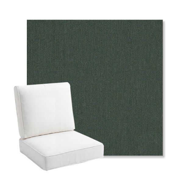 Picture of Cast Ivy | Bullnose Back Deep Seating Outdoor Cushions - Sunbrella© Fabric