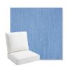 Picture of Cast Ocean | Bullnose Back Deep Seating Outdoor Cushions - Sunbrella© Fabric