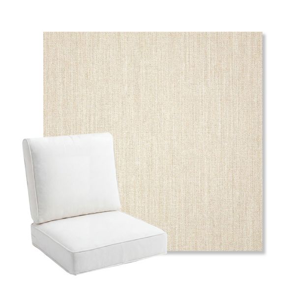 Picture of Cast Pumice | Bullnose Back Deep Seating Outdoor Cushions - Sunbrella© Fabric