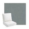 Picture of Cast Seaglass | Bullnose Back Deep Seating Outdoor Cushions - Sunbrella© Fabric