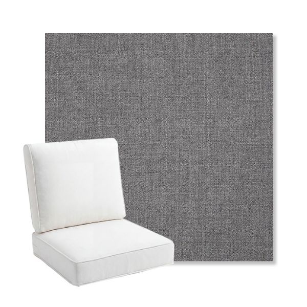 Picture of Cast Slate | Bullnose Back Deep Seating Outdoor Cushions - Sunbrella© Fabric