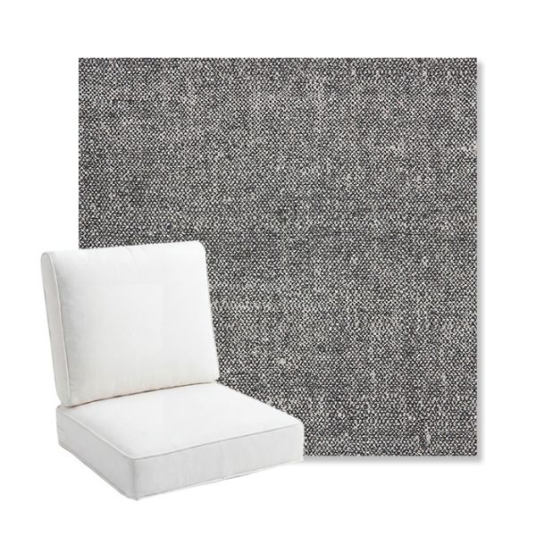 Picture of Chartres Granite | Bullnose Back Deep Seating Outdoor Cushions - Sunbrella© Fabric