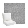 Picture of Chartres Gull | Bullnose Back Deep Seating Outdoor Cushions - Sunbrella© Fabric