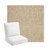 Picture of Chartres Malt | Bullnose Back Deep Seating Outdoor Cushions - Sunbrella© Fabric