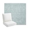 Picture of Chartres Opal | Bullnose Back Deep Seating Outdoor Cushions - Sunbrella© Fabric