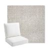 Picture of Chartres Silk | Bullnose Back Deep Seating Outdoor Cushions - Sunbrella© Fabric