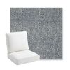 Picture of Chartres Storm | Bullnose Back Deep Seating Outdoor Cushions - Sunbrella© Fabric