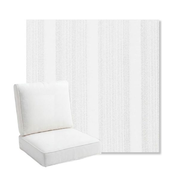 Picture of Compose Linen | Bullnose Back Deep Seating Outdoor Cushions - Sunbrella© Fabric