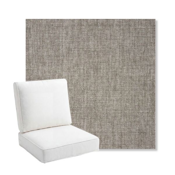 Picture of Crush Ash | Bullnose Back Deep Seating Outdoor Cushions - Sunbrella© Fabric