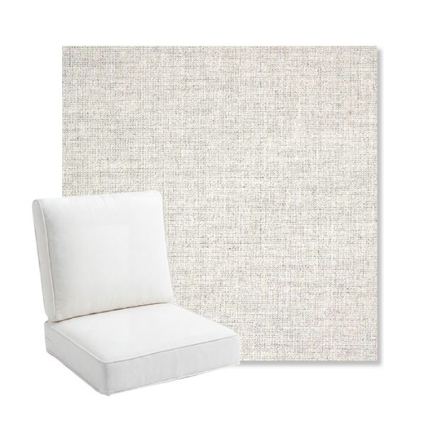 Picture of Crush Cloud | Bullnose Back Deep Seating Outdoor Cushions - Sunbrella© Fabric