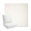 Picture of Crush Snow | Bullnose Back Deep Seating Outdoor Cushions - Sunbrella© Fabric