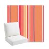 Picture of Dolce Mango | Bullnose Back Deep Seating Outdoor Cushions - Sunbrella© Fabric