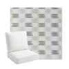 Picture of Dream Mist | Bullnose Back Deep Seating Outdoor Cushions - Sunbrella© Fabric