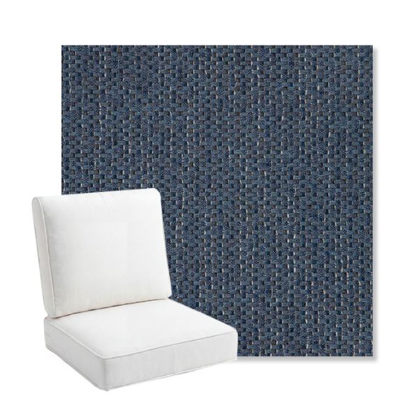 Picture of Dumont Shibori | Bullnose Back Deep Seating Outdoor Cushions - Sunbrella© Fabric