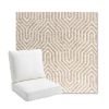 Picture of Etna Dune | Bullnose Back Deep Seating Outdoor Cushions - Sunbrella© Fabric