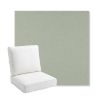 Picture of Exhale Rainwashed | Bullnose Back Deep Seating Outdoor Cushions - Sunbrella© Fabric