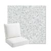 Picture of Exquisite Mist | Bullnose Back Deep Seating Outdoor Cushions - Sunbrella© Fabric
