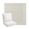 Picture of Frond Spring | Bullnose Back Deep Seating Outdoor Cushions - Sunbrella© Fabric