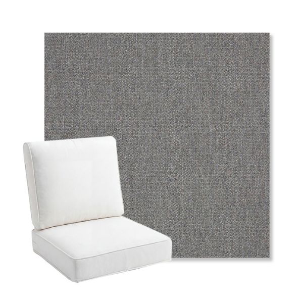 Picture of Heritage Slate | Bullnose Back Deep Seating Outdoor Cushions - Sunbrella© Fabric