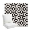 Picture of Hoopla Panda | Bullnose Back Deep Seating Outdoor Cushions - Sunbrella© Fabric