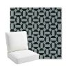 Picture of Hoopla Plume | Bullnose Back Deep Seating Outdoor Cushions - Sunbrella© Fabric