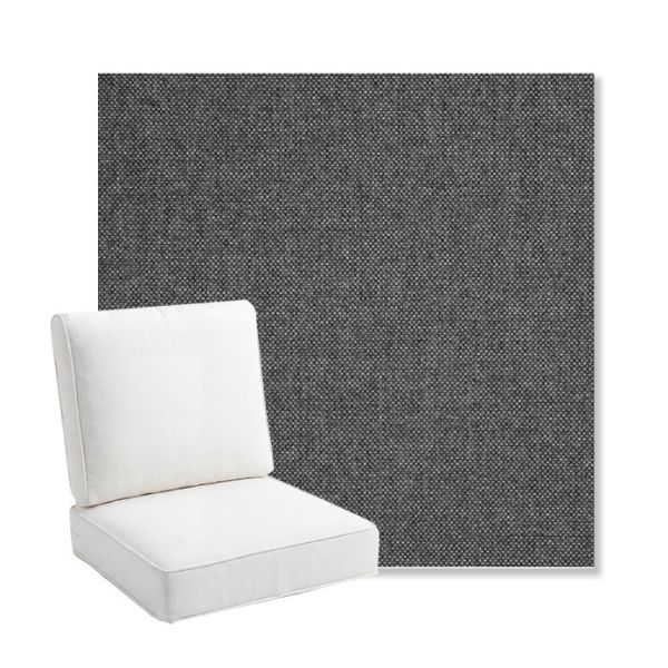 Picture of Idol Slate | Bullnose Back Deep Seating Outdoor Cushions - Sunbrella© Fabric