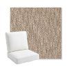 Picture of Improve Dune | Bullnose Back Deep Seating Outdoor Cushions - Sunbrella© Fabric