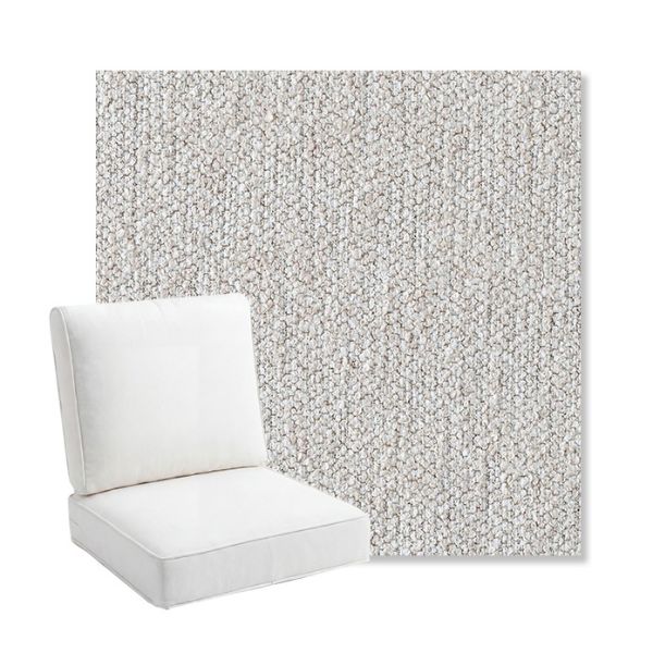 Picture of Improve Stucco | Bullnose Back Deep Seating Outdoor Cushions - Sunbrella© Fabric