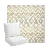 Picture of Inga Marble | Bullnose Back Deep Seating Outdoor Cushions - Sunbrella© Fabric