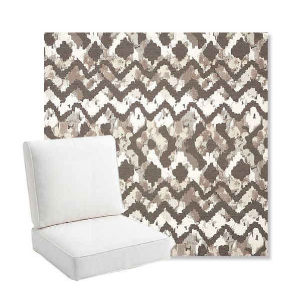 Picture of Inga Merino | Bullnose Back Deep Seating Outdoor Cushions - Sunbrella© Fabric