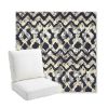 Picture of Inga Midnight | Bullnose Back Deep Seating Outdoor Cushions - Sunbrella© Fabric