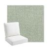 Picture of Kismet Moss | Bullnose Back Deep Seating Outdoor Cushions - Sunbrella© Fabric
