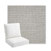 Picture of Kudos Ash | Bullnose Back Deep Seating Outdoor Cushions - Sunbrella© Fabric