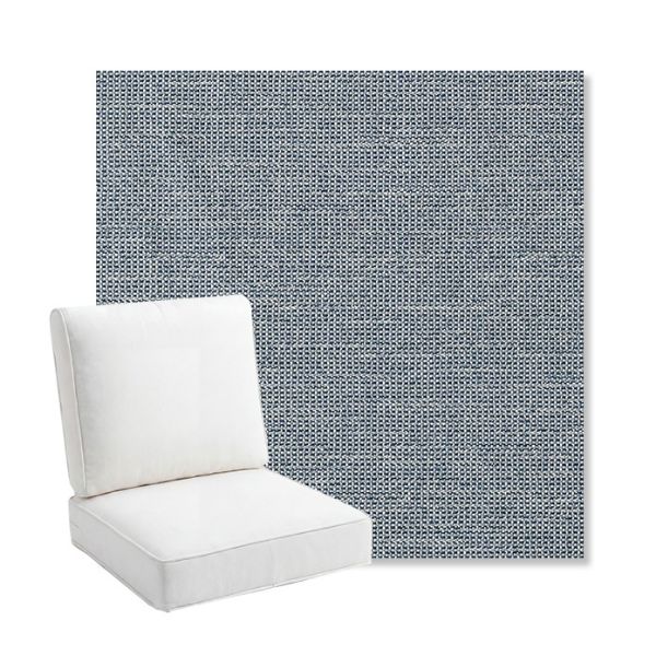 Picture of Kudos Denim Wash | Bullnose Back Deep Seating Outdoor Cushions - Sunbrella© Fabric