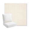 Picture of Kudos Vellum | Bullnose Back Deep Seating Outdoor Cushions - Sunbrella© Fabric