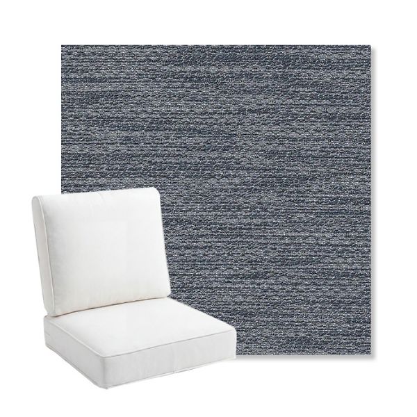 Picture of Litchfield Denim | Bullnose Back Deep Seating Outdoor Cushions - Sunbrella© Fabric