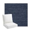 Picture of Litchfield Midnight | Bullnose Back Deep Seating Outdoor Cushions - Sunbrella© Fabric