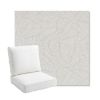 Picture of Lively Parchment | Bullnose Back Deep Seating Outdoor Cushions - Sunbrella© Fabric